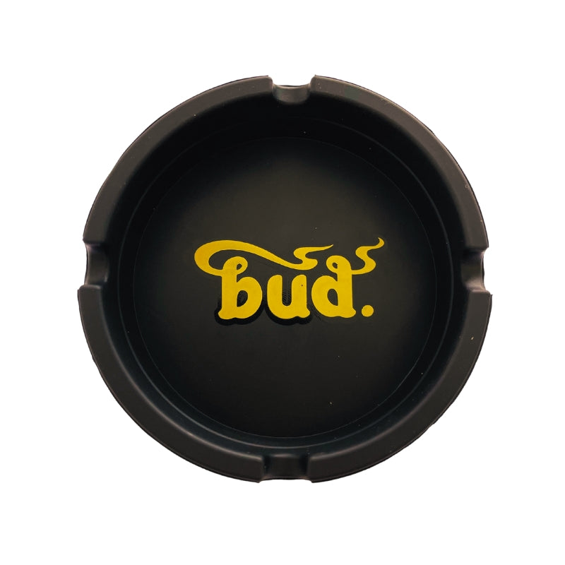 Bud Silicone Ashtray - Black-