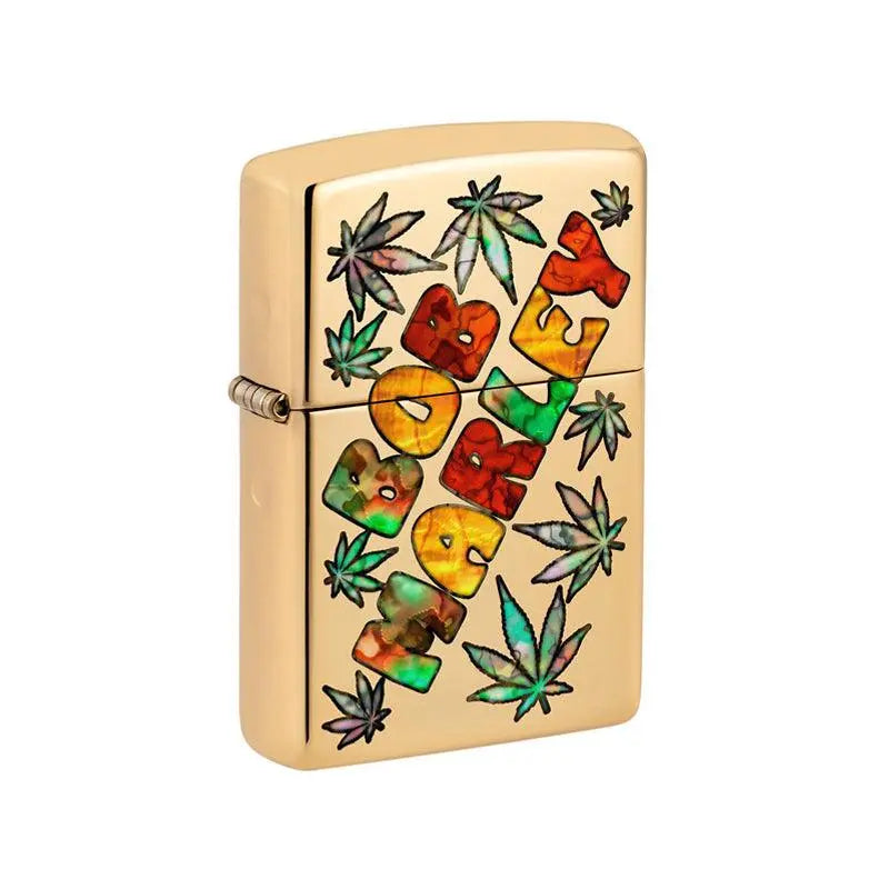 Zippo Bob Marley High Polish Brass Lighter-