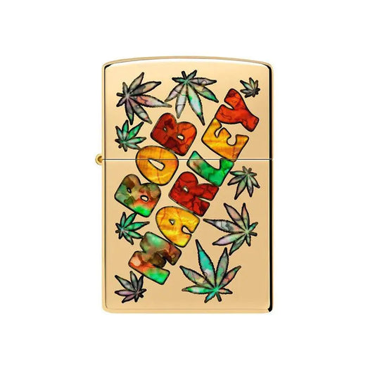 Zippo Bob Marley High Polish Brass Lighter-