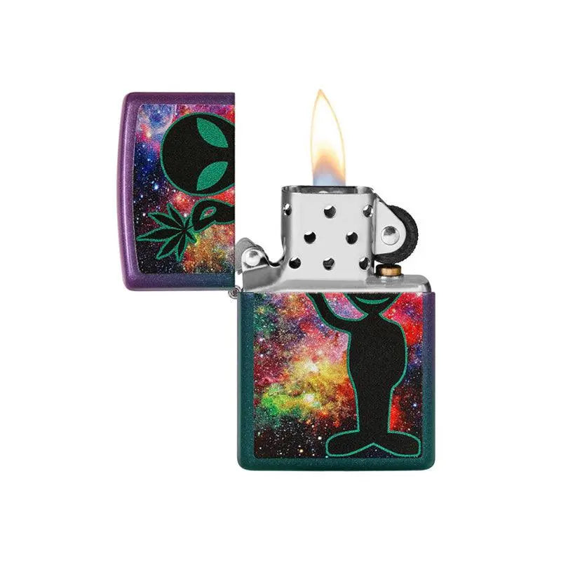 Zippo Cannabis Alien Iridescent Lighter-