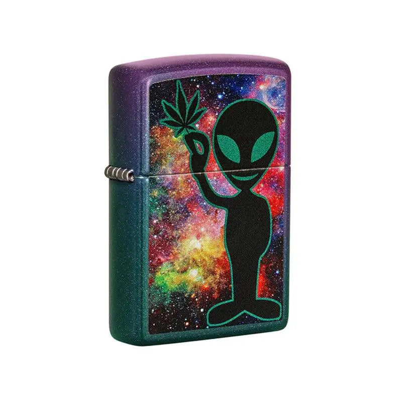 Zippo Cannabis Alien Iridescent Lighter-