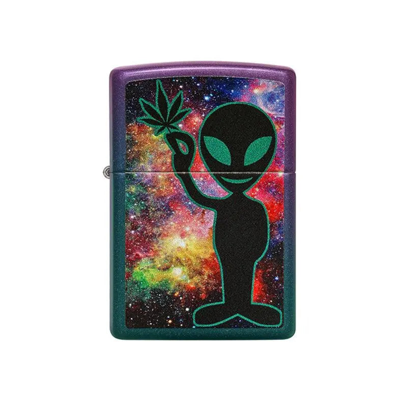 Zippo Cannabis Alien Iridescent Lighter-