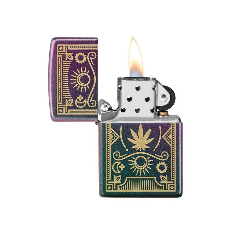 Zippo Cannabis Iridescent Lighter-