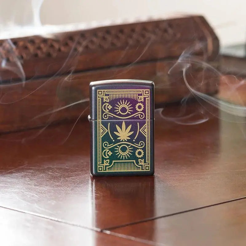 Zippo Cannabis Iridescent Lighter-