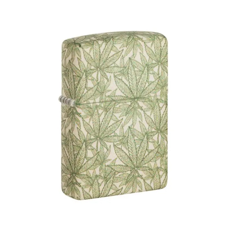 Zippo Cannabis Leaf Matte Lighter-