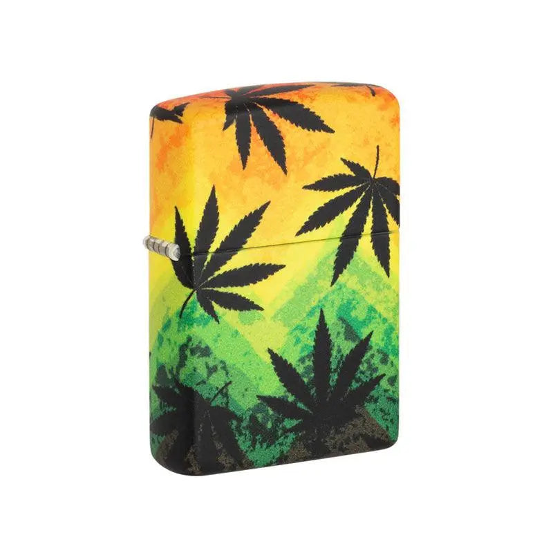 Zippo Cannabis Sunset Matte Lighter-