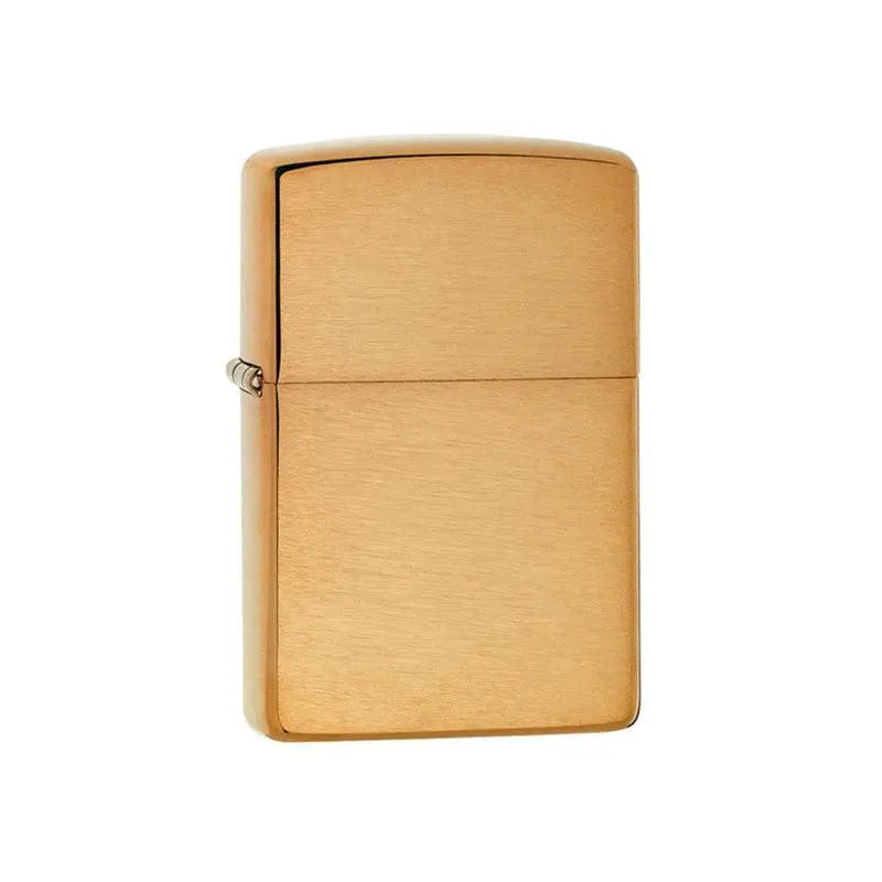 Zippo Classic Brushed Brass Lighter-