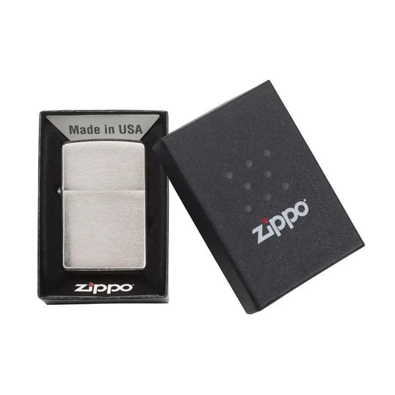Zippo Classic Brushed Chrome Lighter-