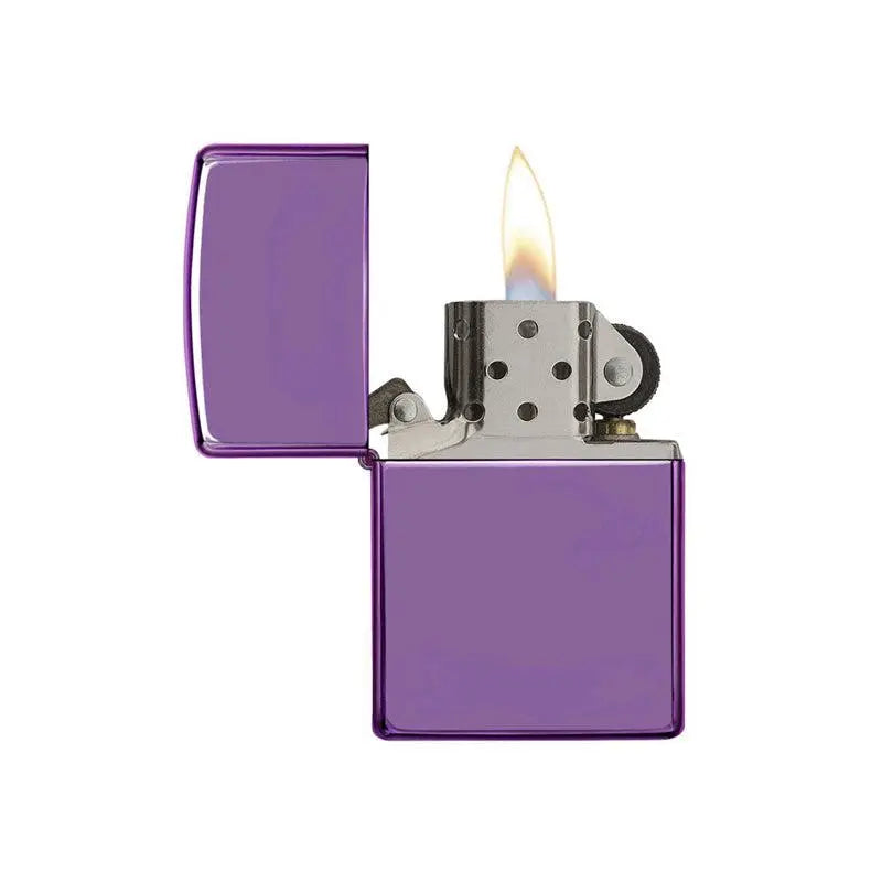 Zippo Classic High Polish Purple Lighter-