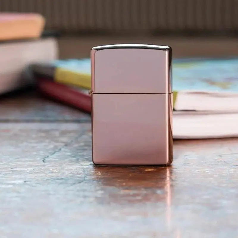 Zippo Classic High Polish Rose Gold Lighter-