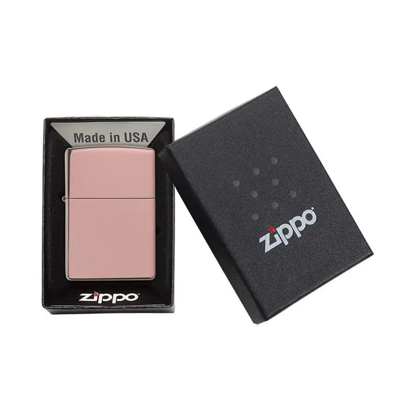 Zippo Classic High Polish Rose Gold Lighter-