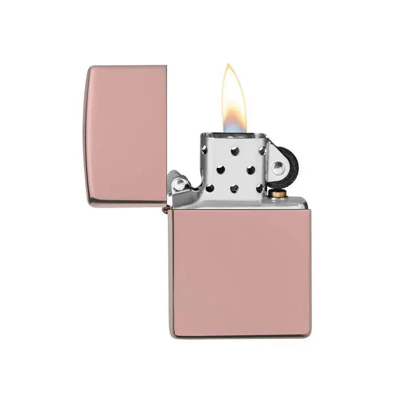 Zippo Classic High Polish Rose Gold Lighter-