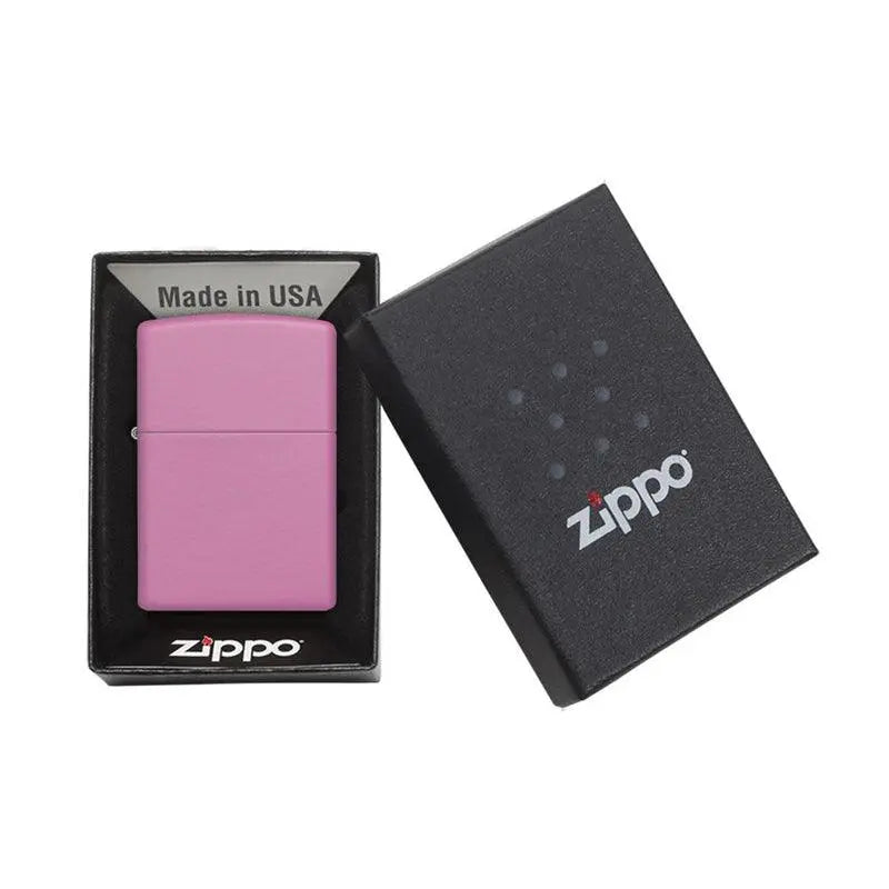 Zippo Classic Pink Matte Lighter-