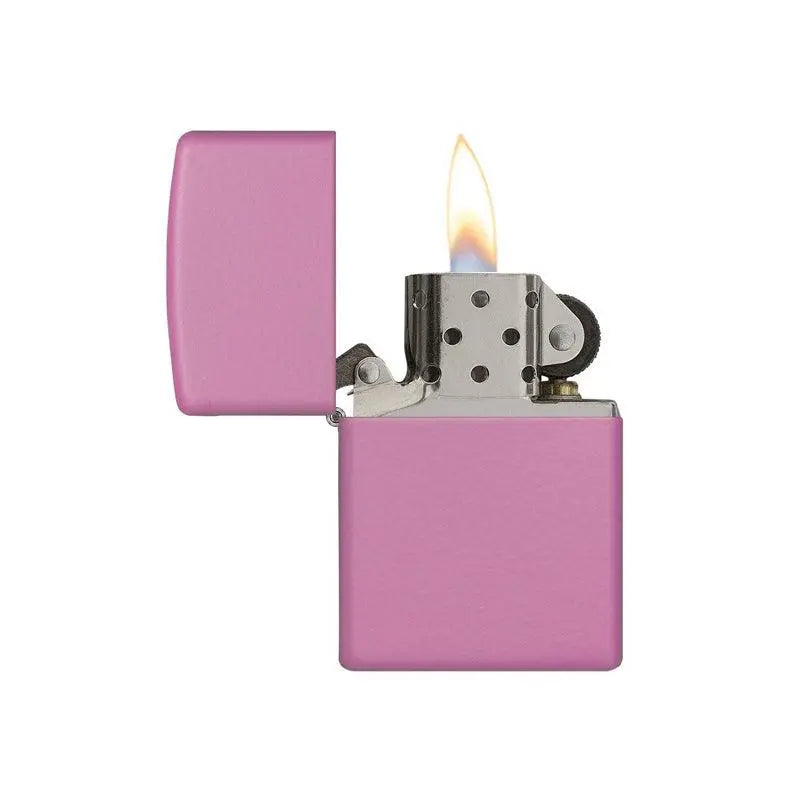 Zippo Classic Pink Matte Lighter-