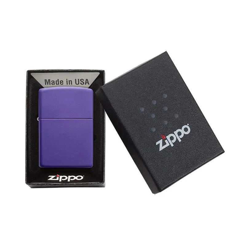 Zippo Classic Purple Matte Lighter-