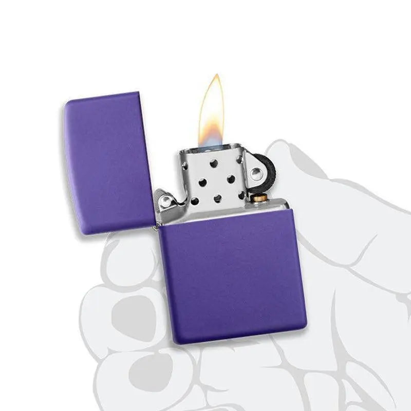 Zippo Classic Purple Matte Lighter-