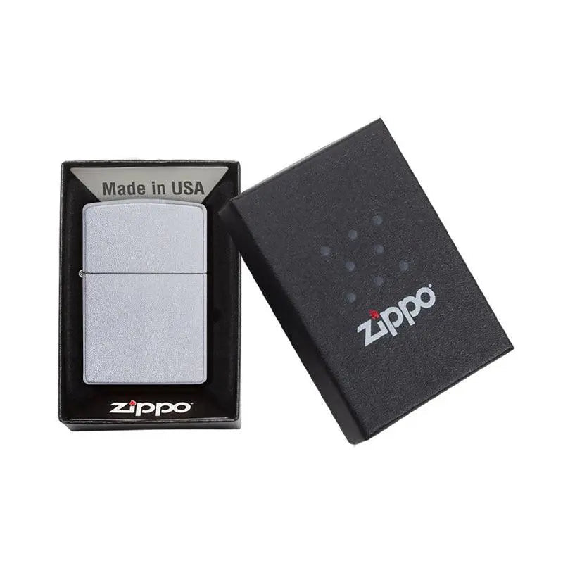 Zippo Classic Satin Chrome Lighter-