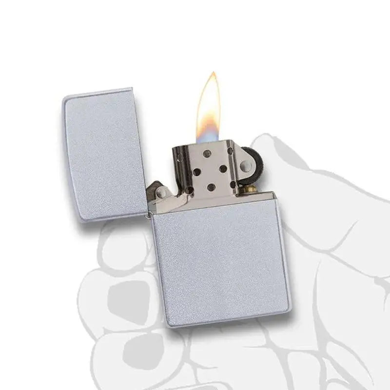 Zippo Classic Satin Chrome Lighter-