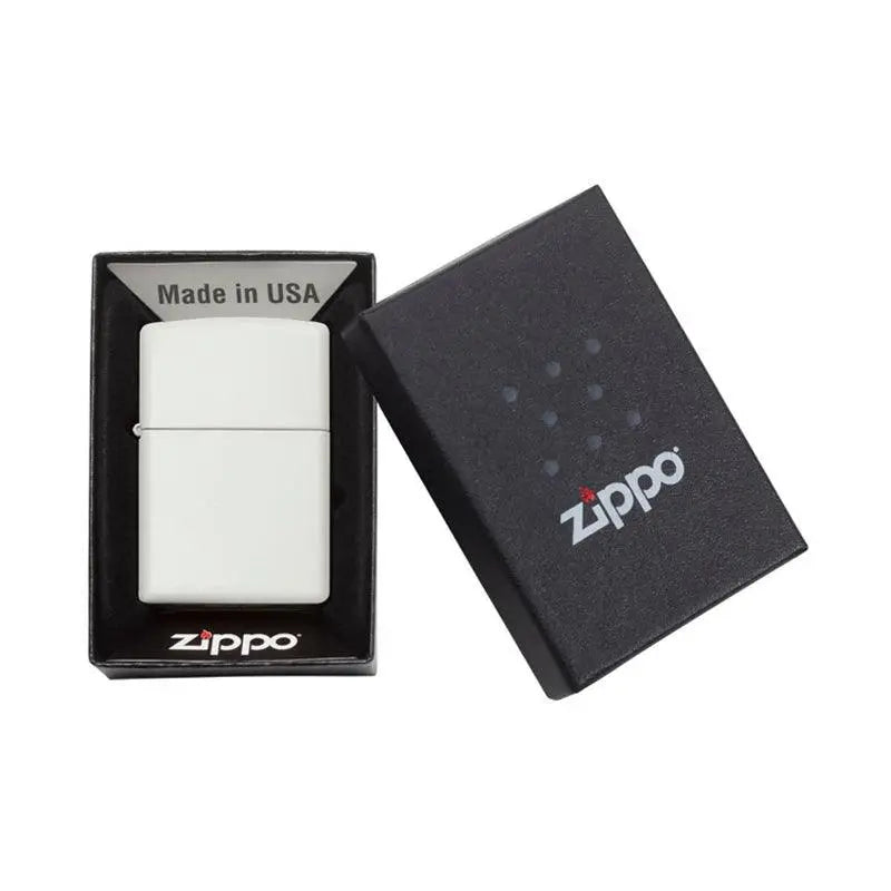 Zippo Classic White Matte Lighter-