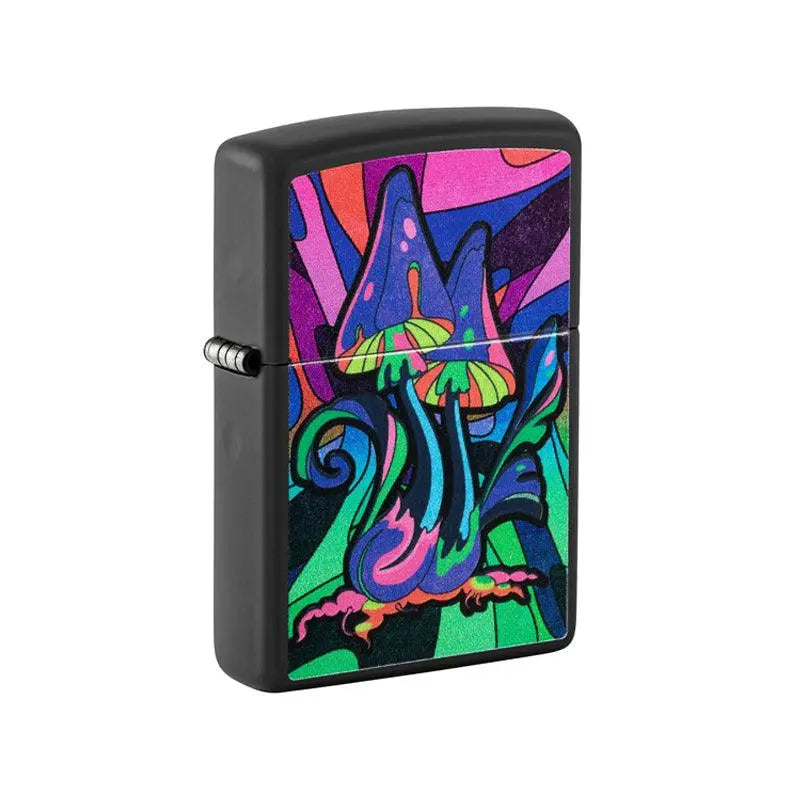 Zippo Counter Culture Design Black Matte Lighter-