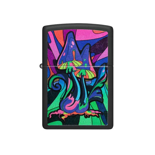 Zippo Counter Culture Design Black Matte Lighter-