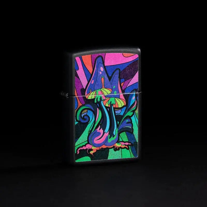 Zippo Counter Culture Design Black Matte Lighter-