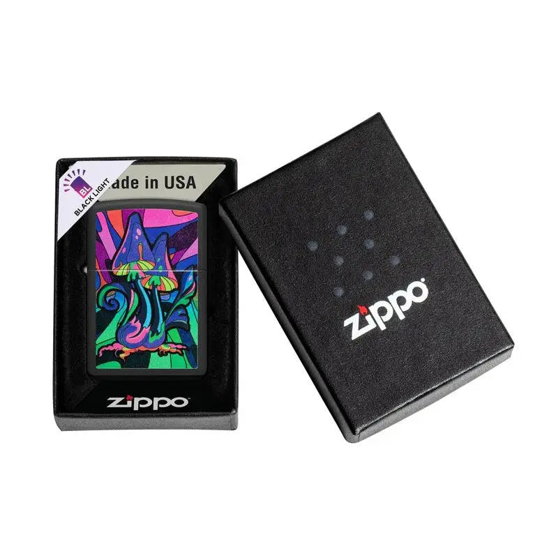 Zippo Counter Culture Design Black Matte Lighter-