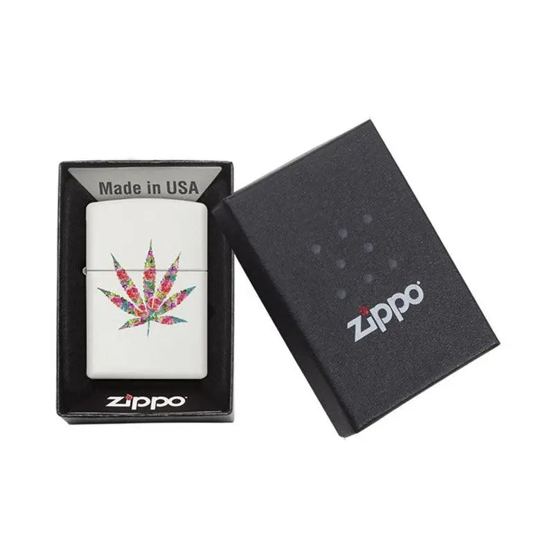 Zippo Floral Weed Matte Lighter-