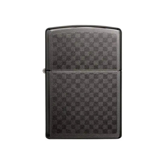 Zippo Grey Iced Carbon Fibre Lighter-