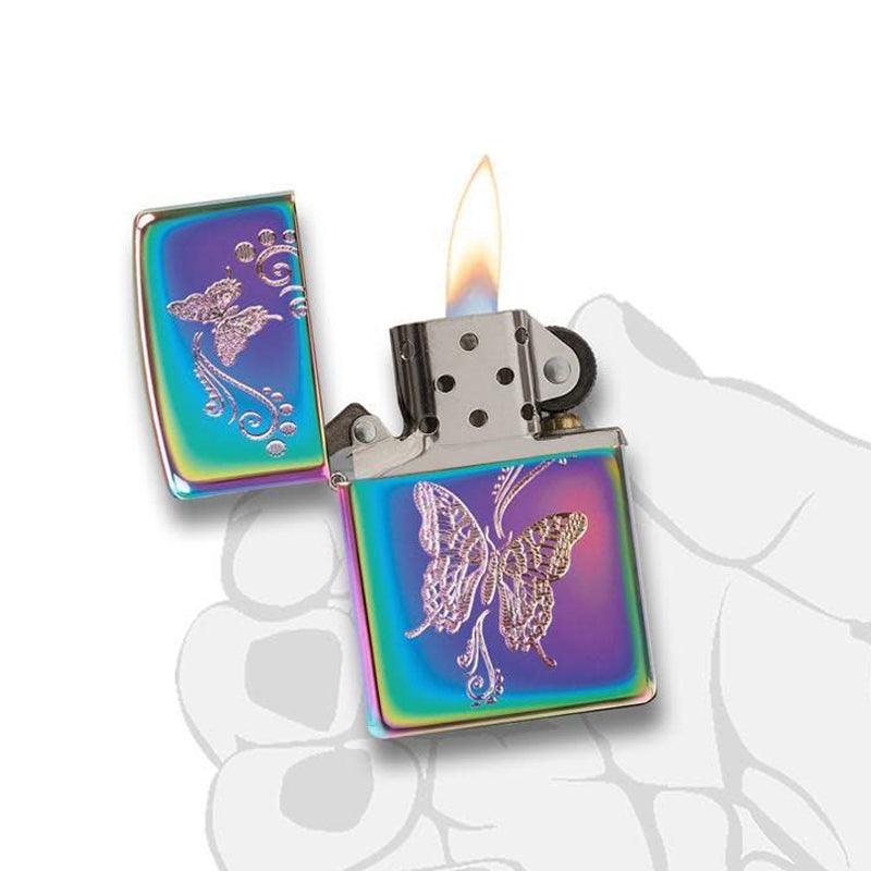 Zippo Iridescent Butterflies Lighter-