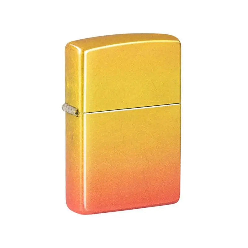 Zippo Ombre Orange Yellow Fusion Metallic Lighter-