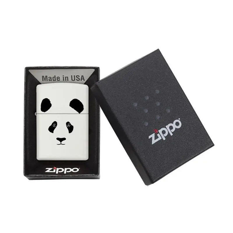 Zippo Panda White Matte Lighter-