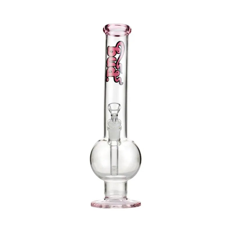 Bud Bent Bubble Bong 33cm - Pink-