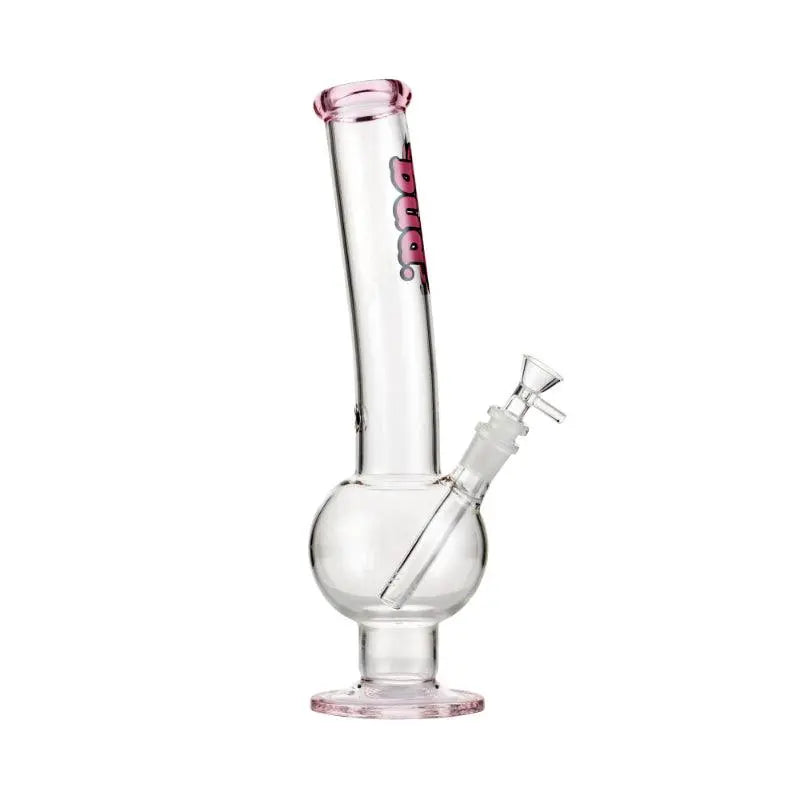 Bud Bent Bubble Bong 33cm - Pink-