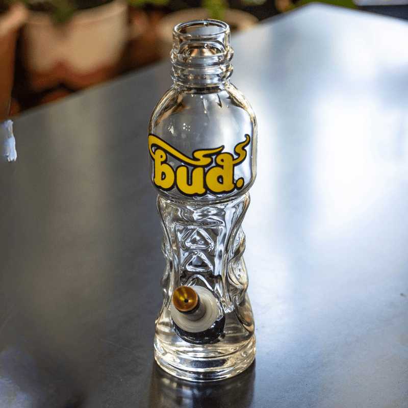 Bud Bottle Bong 23cm-