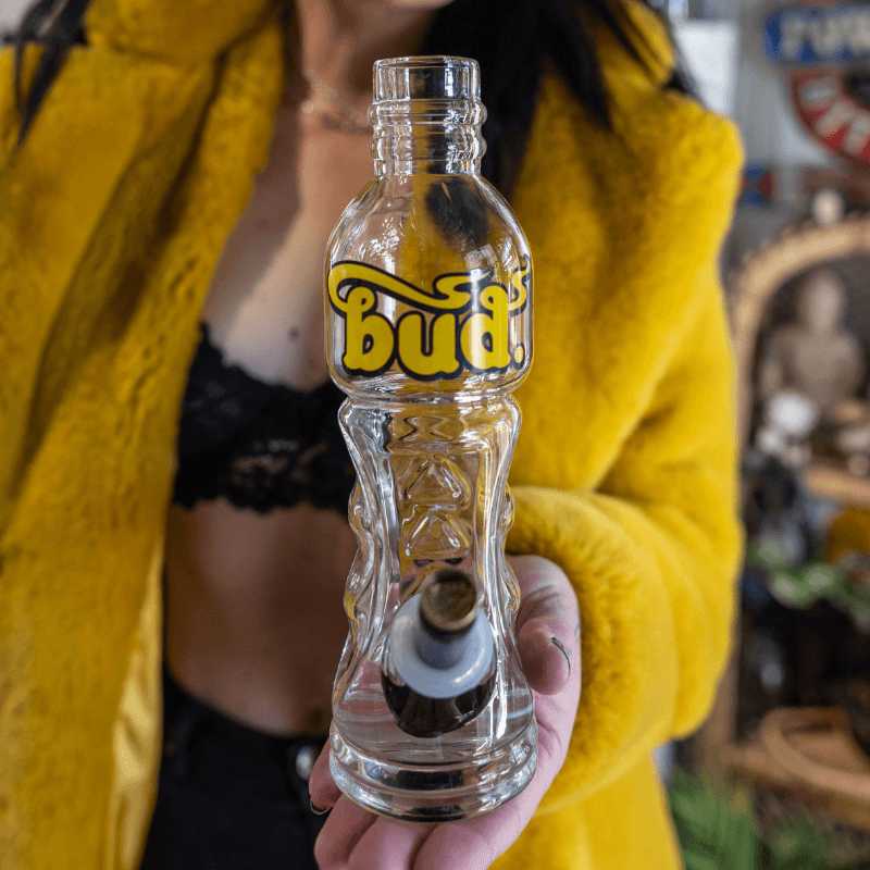 Bud Bottle Bong 23cm-