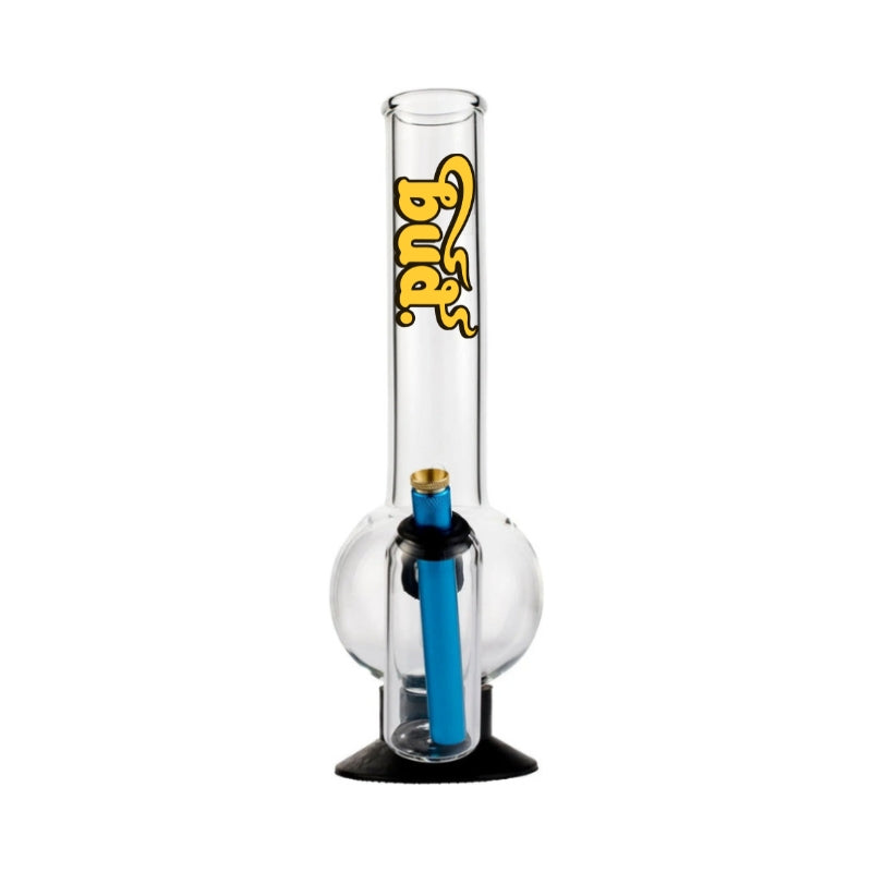 Bud Double Chamber Bubble Bong 29cm-