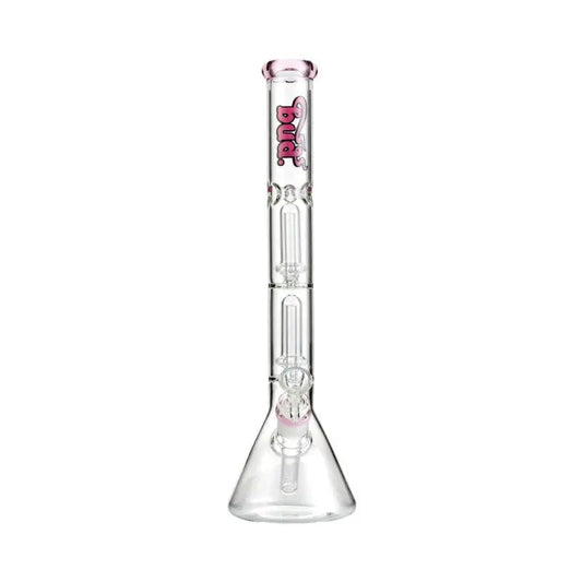 Bud Double UFO Percolator Bong 35cm - Pink-