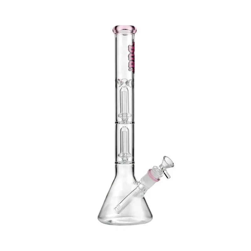 Bud Double UFO Percolator Bong 35cm - Pink-