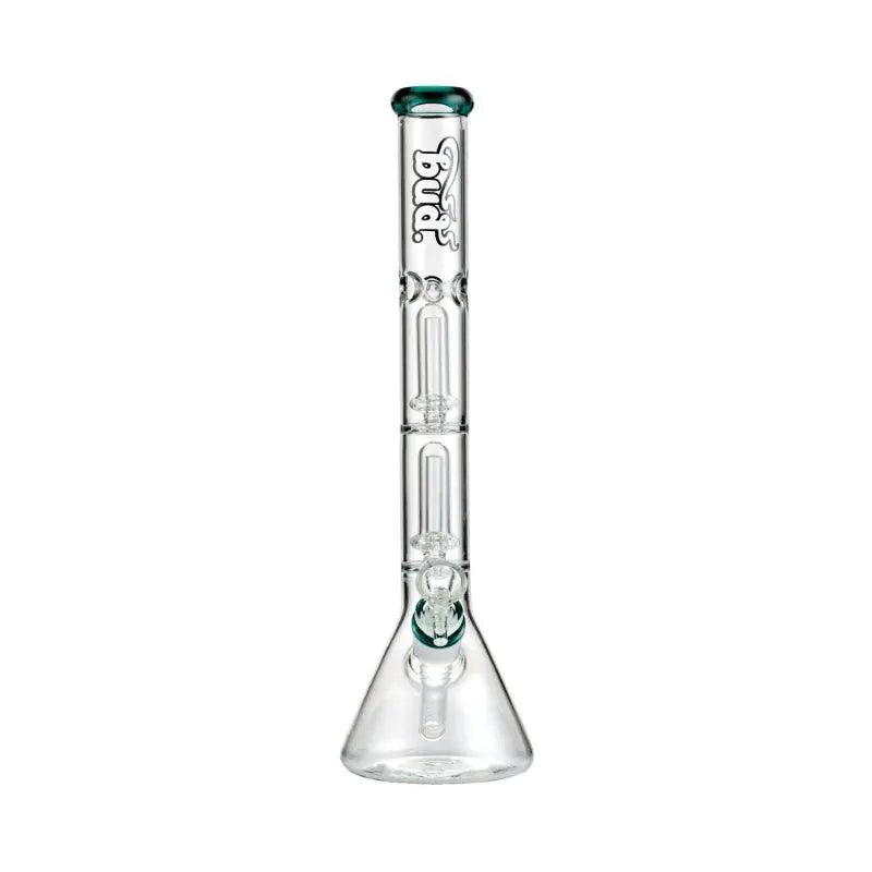 Bud Double UFO Percolator Bong 35cm - Teal-