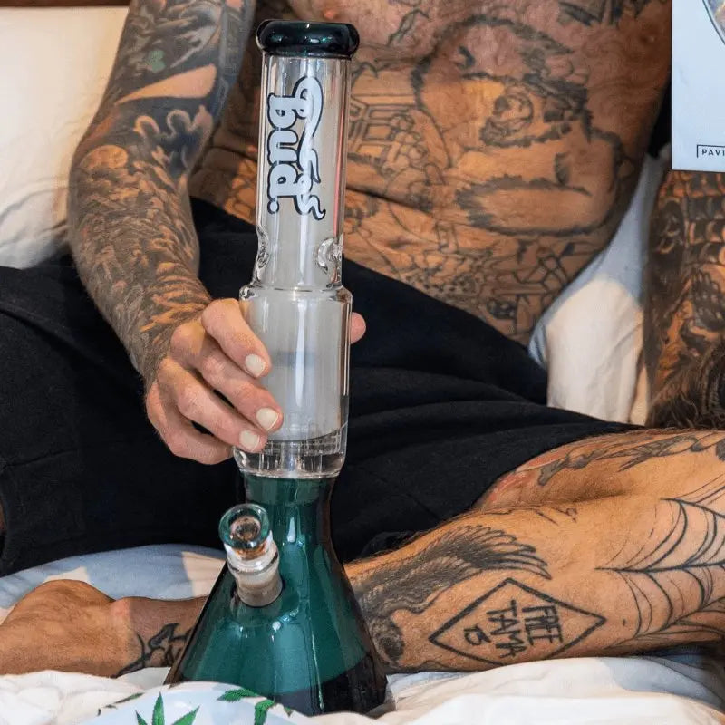 Bud Matrix Percolator Bong 40cm - Teal-