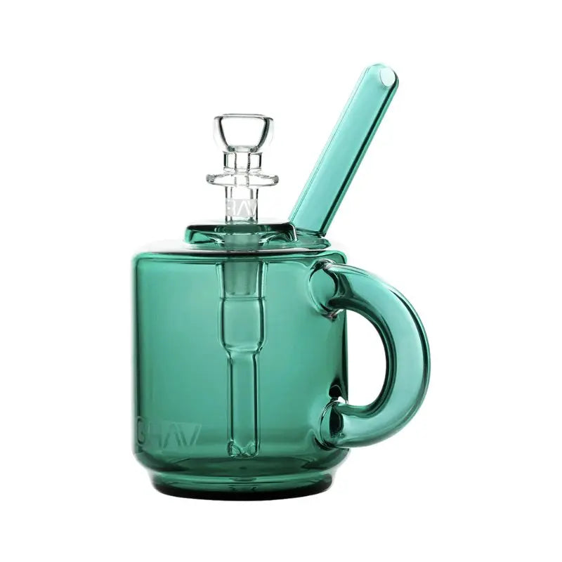 GRAV Coffee Mug Pocket Bubbler 12cm - Teal-