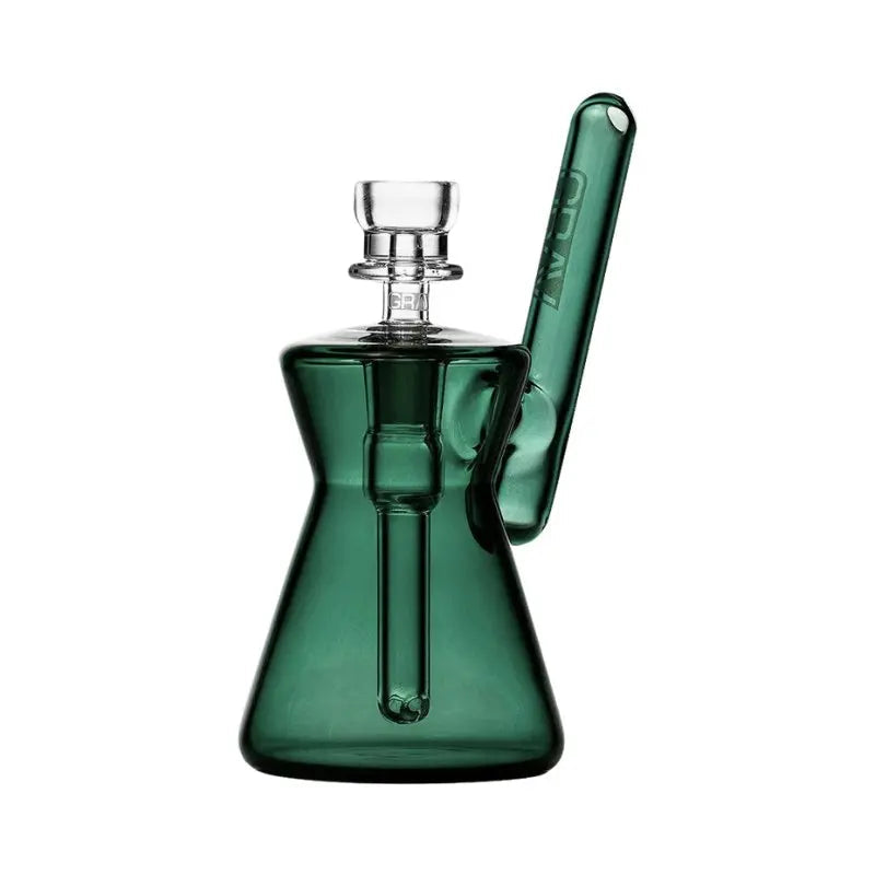 GRAV Hourglass Pocket Bubbler Bong 12cm - Teal-