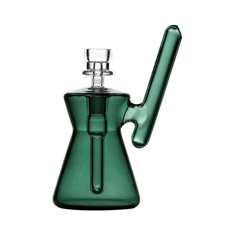 GRAV Hourglass Pocket Bubbler Bong 12cm - Teal-