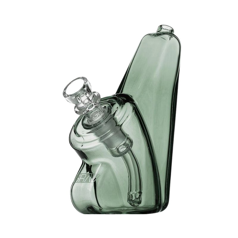 GRAV Wedge Bubbler Bong 12cm - Smoke-