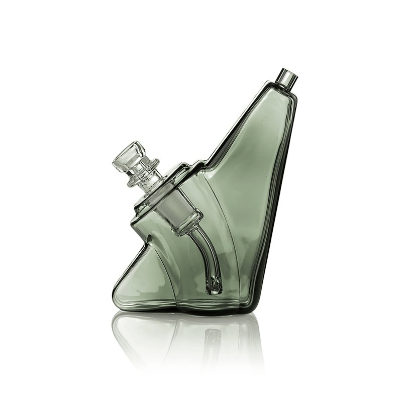 GRAV Wedge Bubbler Bong 12cm - Smoke-