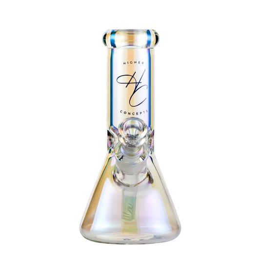 Higher Concepts Heavy Duty Beaker Bong 22cm - Iridescent-