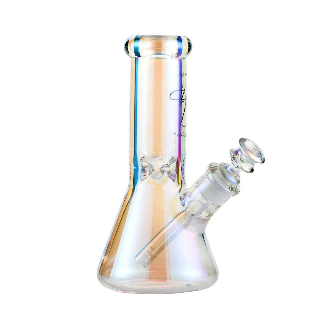 Higher Concepts Heavy Duty Beaker Bong 22cm - Iridescent-