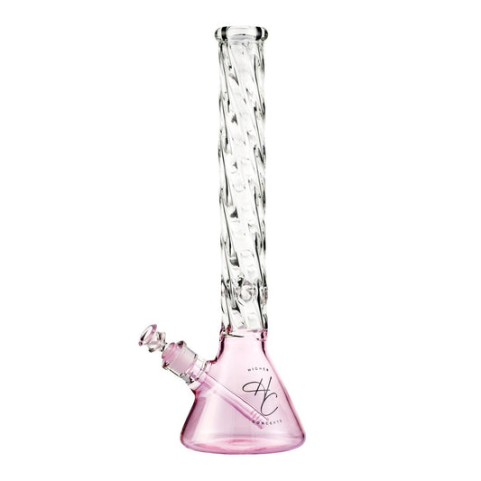 Higher Concepts Spiral Bong 45cm - Pink-