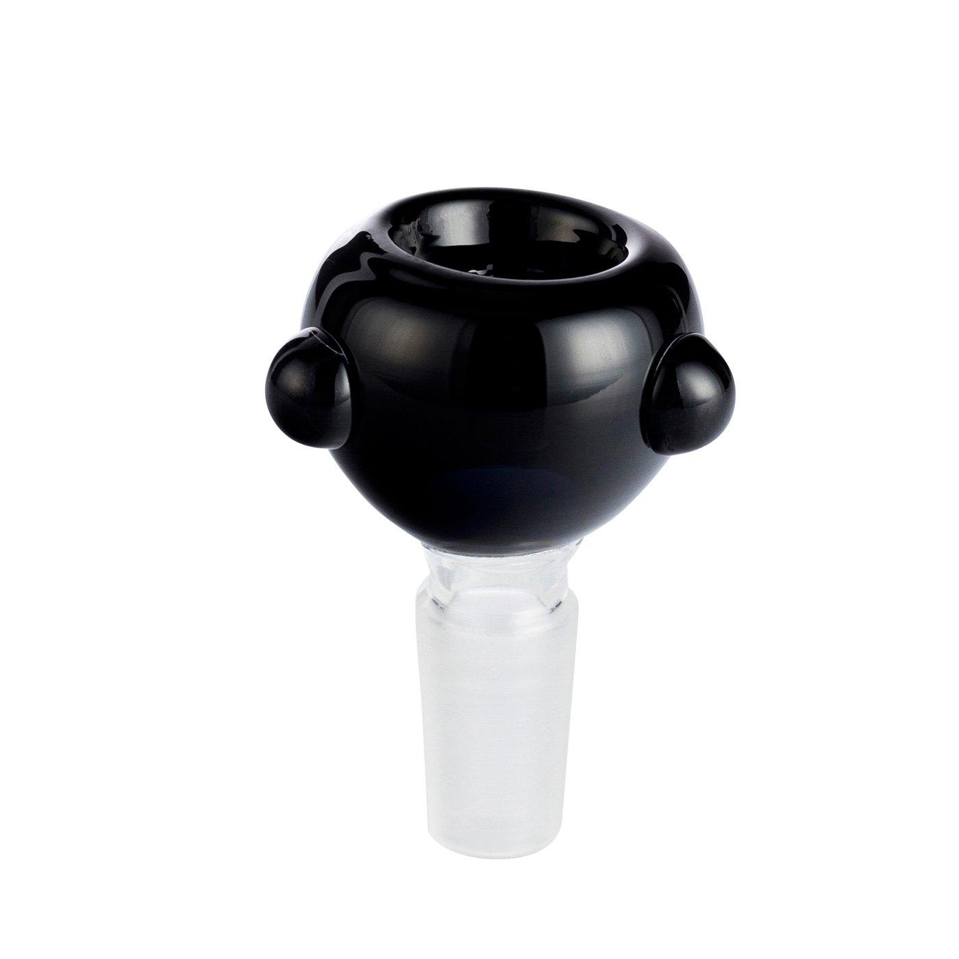 Bubble Glass Cone Piece 14mm- Black